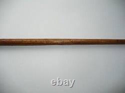 1769-1919 Dartmouth College Indian Head Carved Walking Stick Cane 150th Year