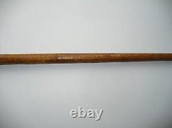 1769-1919 Dartmouth College Indian Head Carved Walking Stick Cane 150th Year