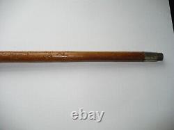 1769-1919 Dartmouth College Indian Head Carved Walking Stick Cane 150th Year