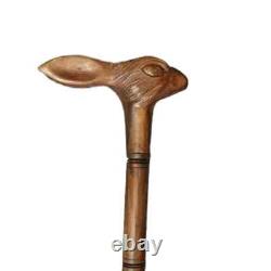 30 Hand Carved Wooden Walking Sticks Various Character Tops. Special