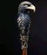 34inch wooden walking stick hand carved Eagle wooden walking cane