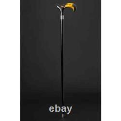 37 Hand-Carved Wooden Walking Stick Cane Stylish Design Vintage for Christmas