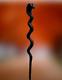 37Hard Carving Black Cobra Snake Wooden Hiking Walking Stick Cane New Design