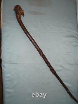 ANTIQUE Hand Carved & Painted THE HUNCH BACK OF NOTRE DAME Walking Stick/Cane