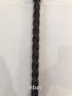 African Hand Carved Walking Stick, Antique Walking Stick