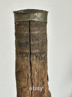 Alligator Hand Carved Wood Folk Art Florida Walking Stick Cane 35