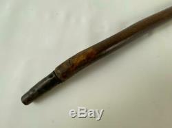 Antique 19thC Lookout Mountain Chattanooga Carved Wood Snake Walking Stick Cane