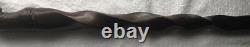 Antique African Carved Mans Head Walking Stick very good used condition