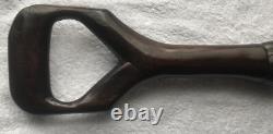 Antique African Carved Mans Head Walking Stick very good used condition