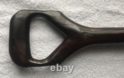 Antique African Carved Mans Head Walking Stick very good used condition