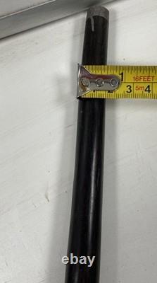 Antique African Malawian Carved Ebony Walking Stick 35 Long