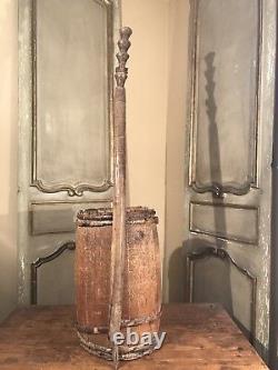 Antique African Spiritual Powers Wood Cane Walking Stick Carved 1880 Very Rare