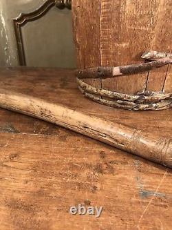 Antique African Spiritual Powers Wood Cane Walking Stick Carved 1880 Very Rare