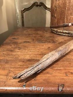 Antique African Spiritual Powers Wood Cane Walking Stick Carved 1880 Very Rare