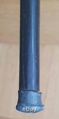 Antique African Staff/Walking Stick. Possibly Zulu Human Figure & double Snake