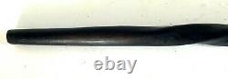 Antique African, carved Young male head walking stick, 94 cm long