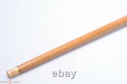 Antique Cane Walking Stick Head Carved Dog' Head Sculpted Horn Handle