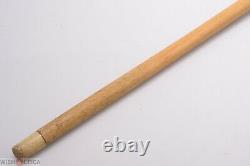 Antique Cane Walking Stick Large Carved Handle C. 1900