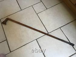 Antique Carved Sailer Head Walking Cane/Stick