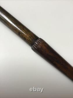 Antique Carved Sunday/Sabbath Walking Cane