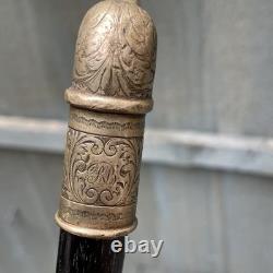 Antique Carved Woman Leg Fancy Fashion Walking Stick/Cane Length 92 cm