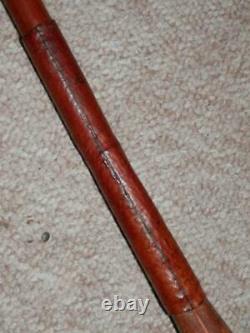 Antique Chinese Hiking/Walking Stick/Cane With Hand-Carved Oriental Man Top 89cm