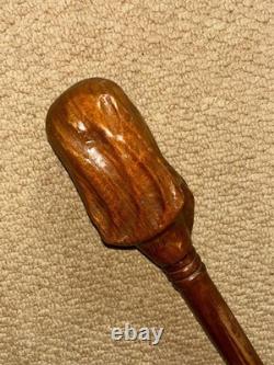 Antique Christianity Walking Stick Cane Large Hand-Carved Mary Mother of Jesus Antique Christianity Walking Stick Cane Large Hand-Carved Mary Mother of Jesus