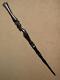 Antique Ebony Tribal African Walking Stick/Cane With Hand-Carved Maasai Man 88cm