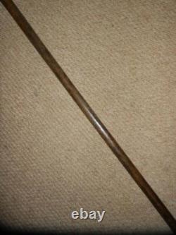 Antique FATHER FOREST Wood Spirit Hand Carved Folk-Art Walking Cane/Stick