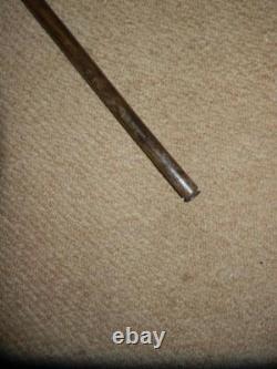 Antique FATHER FOREST Wood Spirit Hand Carved Folk-Art Walking Cane/Stick