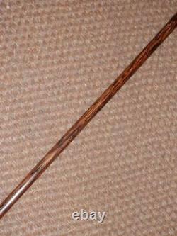 Antique Hand-Carved Bovine Bone North American Native Gent Walking Stick/Cane