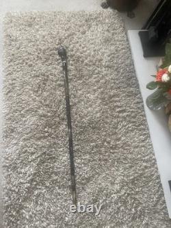 Antique Hand Carved Bovine Horn Walking Stick