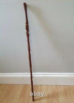 Antique Hand-Carved Tribal Walking Stick