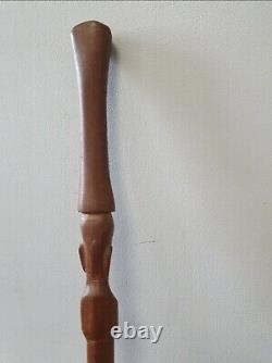 Antique Hand-Carved Tribal Walking Stick