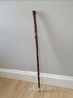 Antique Hand-Carved Tribal Walking Stick