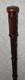 Antique Hand Carved Walking Stick / Cane Carved Mahogany Shaft & Pommel