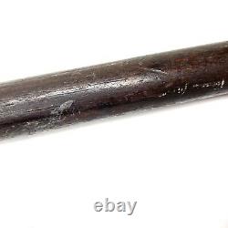 Antique Hand Carved Walking Stick Cane Thousand Faces Horn Japanese Asian