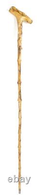 Antique Hand Carved Walking Stick Cane of Salamander or Gecko with Glass Eyes