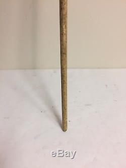 Antique Hand Carved Whale Bone Cane Walking Stick Nautical Interest