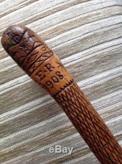 Antique Hand carved Walking Stick