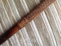 Antique Hand carved Walking Stick