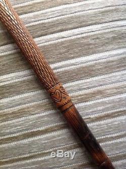 Antique Hand carved Walking Stick