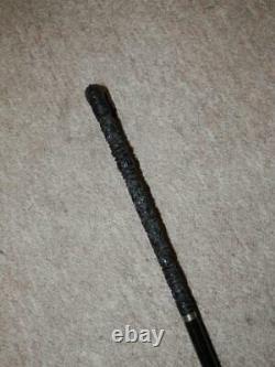 Antique Intricately Hand Carved Treen Chinese Dragon Walking Stick/Cane