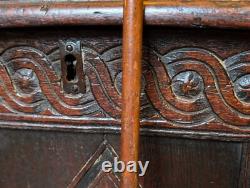 Antique Malaysian Carved Walking Cane / Stick