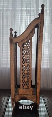Antique Oak Umbrella Walking Stick Stand, Carved Feature Panels XMAS PRICE DROP