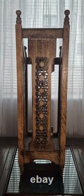 Antique Oak Umbrella Walking Stick Stand, Carved Feature Panels XMAS PRICE DROP