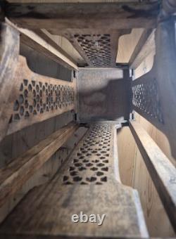 Antique Oak Umbrella Walking Stick Stand, Carved Feature Panels XMAS PRICE DROP