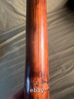 Antique Old Hand Carved Bamboo Wood Asian Chinese Japanese Cane Walking Stick