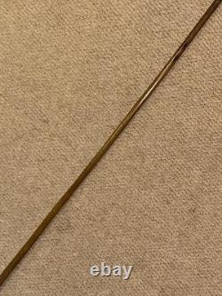 Antique Olive Wood Greek Kepkypa Corfu Walking Stick Hand-Carved Horse Handle