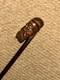Antique Partridge Wood Petite Walking Stick Cane Hand-Carved Bearded Man Top